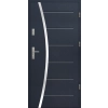 Drzwi T45 A22 INOX Antracyt 72 mm
